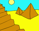 Dibujo Pirámides pintado por ghrdejsaery