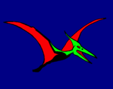 Dibujo Pterodáctilo pintado por thiagui