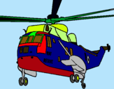 Dibujo Helicóptero al rescate pintado por kalebh52