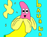 Dibujo Banana pintado por YOSU