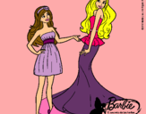 Dibujo Barbie estrena vestido pintado por CristinaQuesada