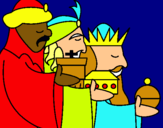 Dibujo Los Reyes Magos 3 pintado por 231198