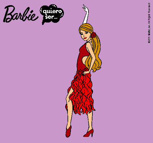 Barbie flamenca