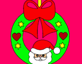 Dibujo Adorno navideño pintado por colgante