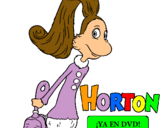 Dibujo Horton - Sally O'Maley pintado por mflg