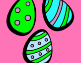 Dibujo Huevos de pascua IV pintado por ximenagm