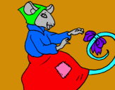 Dibujo La ratita presumida 7 pintado por carmenzarria
