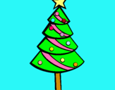 Dibujo Árbol de navidad II pintado por 3lii