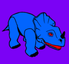 Dibujo Triceratops II pintado por joquin