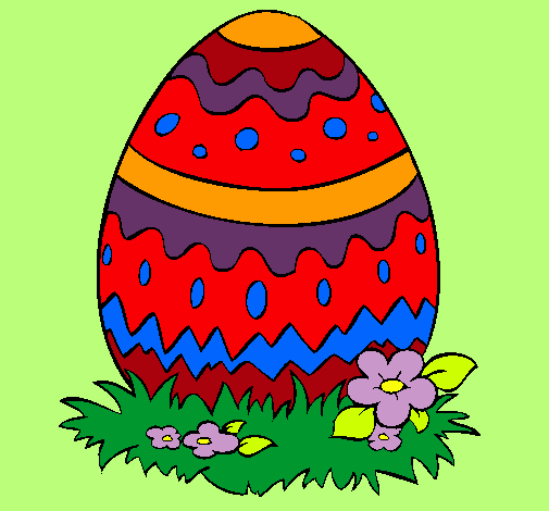 Dibujo Huevo de pascua 2 pintado por alexmar