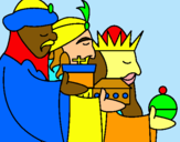 Dibujo Los Reyes Magos 3 pintado por ferchito1