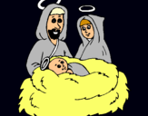 Dibujo Natividad pintado por en-la-pajka