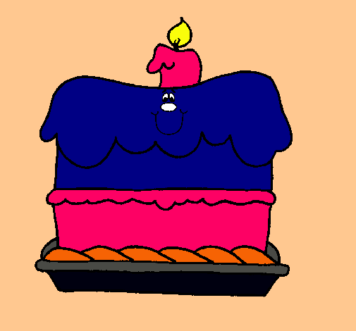 Pastel de cumpleaños