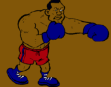 Dibujo Boxeador pintado por oscar06