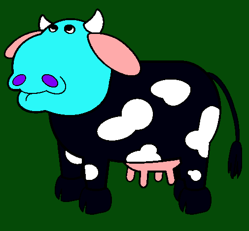 Vaca pensativa