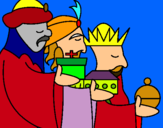 Dibujo Los Reyes Magos 3 pintado por javier3