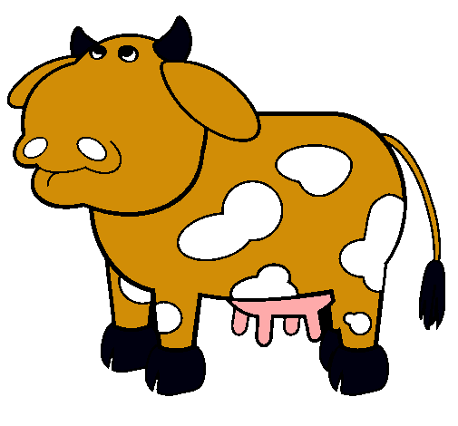 Vaca pensativa