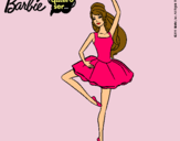 Dibujo Barbie bailarina de ballet pintado por kriss8