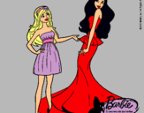 Dibujo Barbie estrena vestido pintado por Lauriit