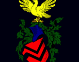 Dibujo Escudo de armas y aguila  pintado por nivekk