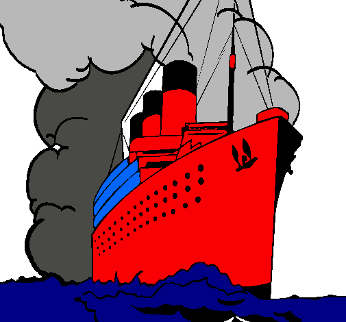 Dibujo Barco de vapor pintado por darwinmend