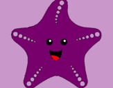 Dibujo Estrella de mar pintado por   klnjijjkkk