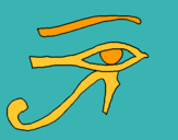Dibujo Ojo Horus pintado por hhvghhjghhj1