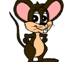 Dibujo Ratón pintado por raton