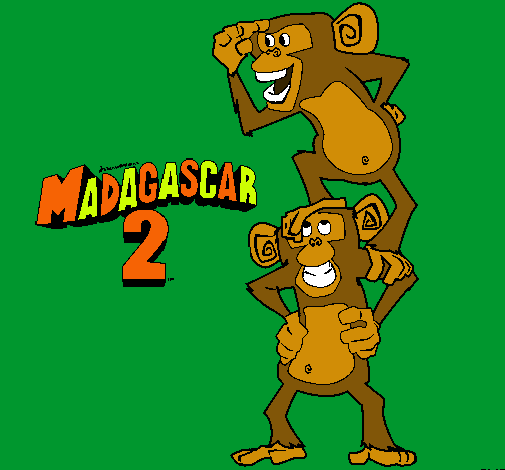 Madagascar 2 Manson y Phil