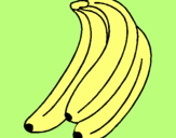 Dibujo Plátanos pintado por marlin