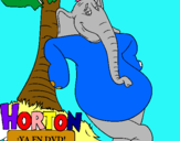 Dibujo Horton pintado por lkjmnbvcxews
