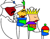 Dibujo Los Reyes Magos 3 pintado por JOAQUINPAPA