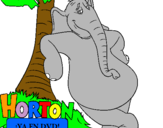 Dibujo Horton pintado por mflg