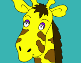 Dibujo Cara de jirafa pintado por popopipi