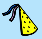 Dibujo Sombrero de cumpleaños pintado por alvin