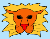 Dibujo León pintado por gocu 