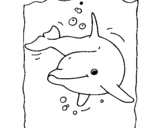 Dibujo Delfín pintado por maray