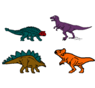Dibujo Dinosaurios de tierra pintado por luisma