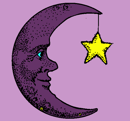 Luna y estrella