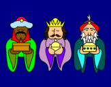 Dibujo Los Reyes Magos 4 pintado por Olmo