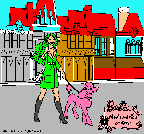 Barbie y su perrita