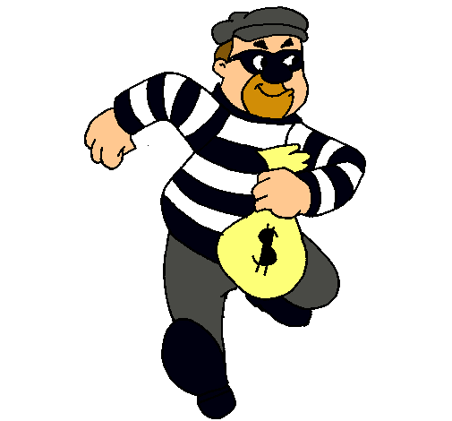 Dibujo Ladrón pintado por Jacke