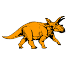 Dibujo Triceratops pintado por Alvaro1601