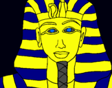 Dibujo Tutankamon pintado por nagu