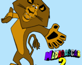 Dibujo Madagascar 2 Alex 2 pintado por alexgir