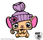 Dibujo Ratoncito Littlest Pet Shop pintado por cangrejita