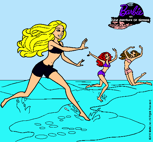 Dibujo Barbie de regreso a la playa pintado por CELIA6