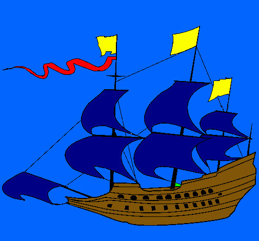 Velero del siglo XVII