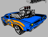 Dibujo Hot Wheels 11 pintado por regueton