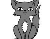 Dibujo Gato persa pintado por tite